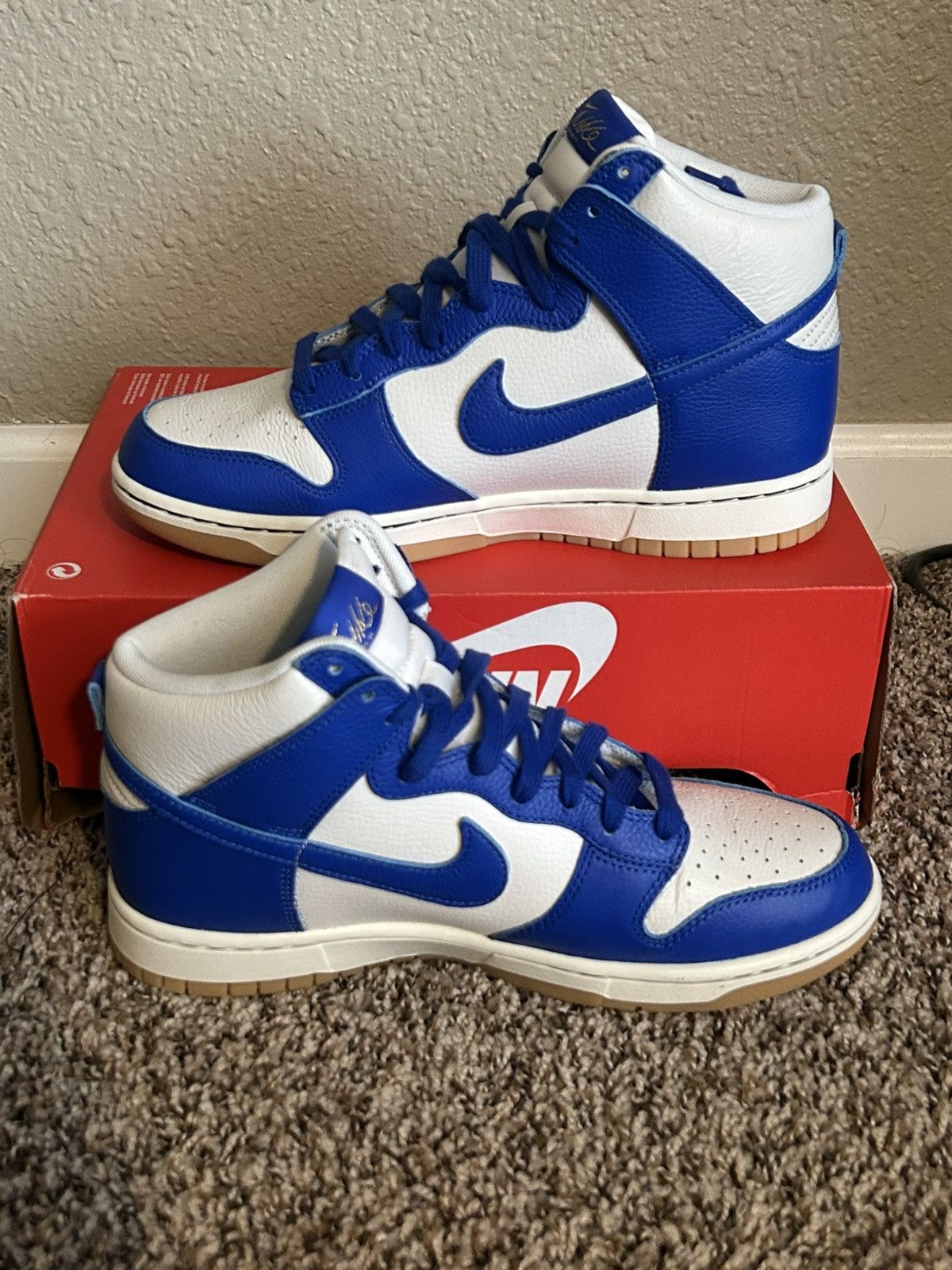 Nike Nike Dunk High Racer Blue Gum Size US 9 / EU 42 - 2 Thumbnail