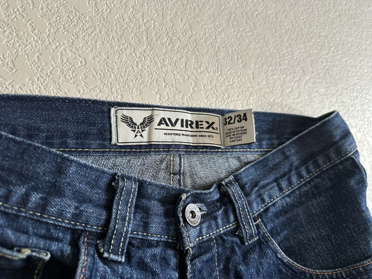Avirex × Vintage Embroidered navy blue jeans Size US 32 / EU 48 - 4 Thumbnail