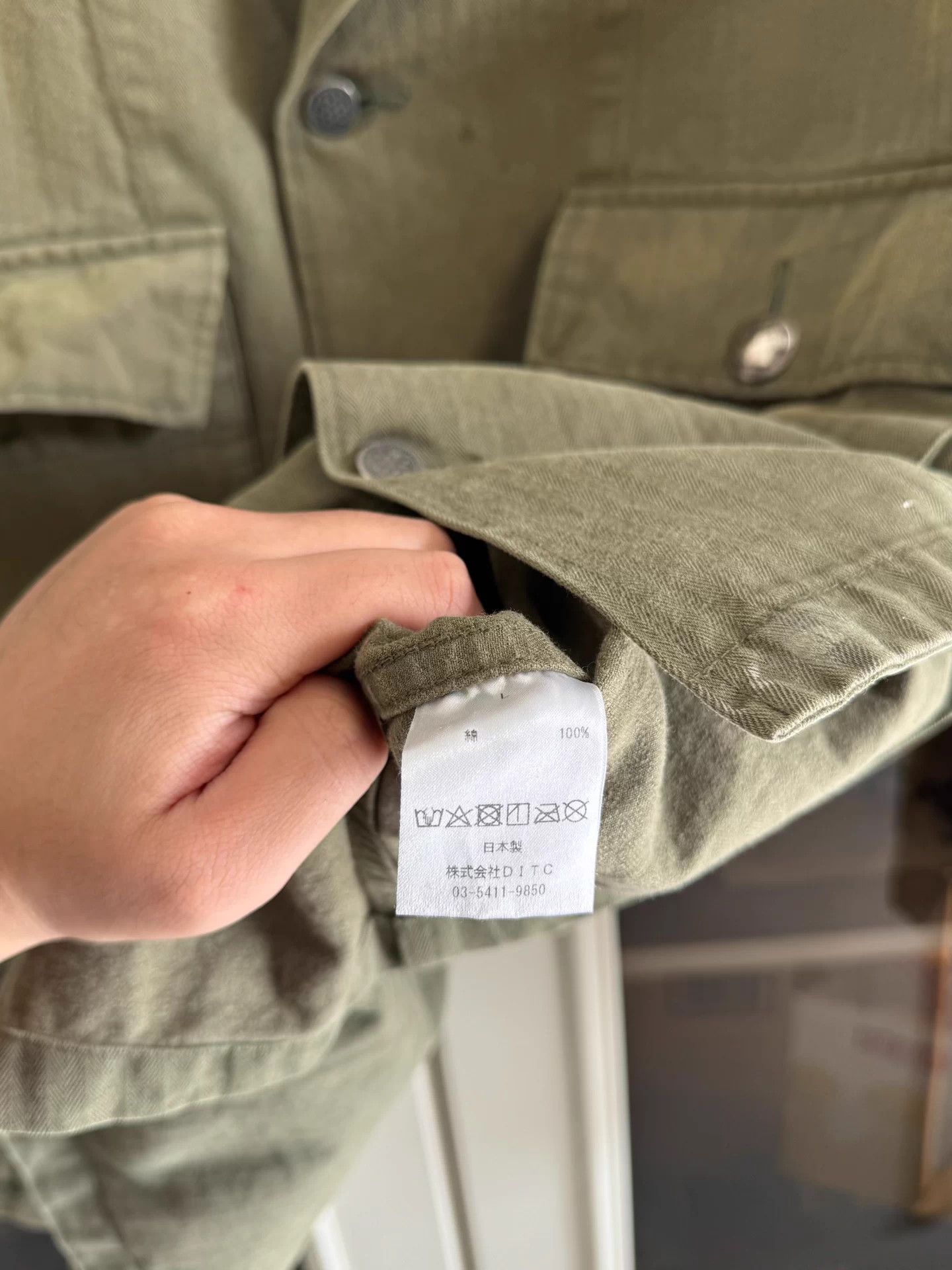 Other BOWWOW 23aw Splatter Distressed Anti-War Herringbone Jacket Size US L / EU 52-54 / 3 - 5 Thumbnail