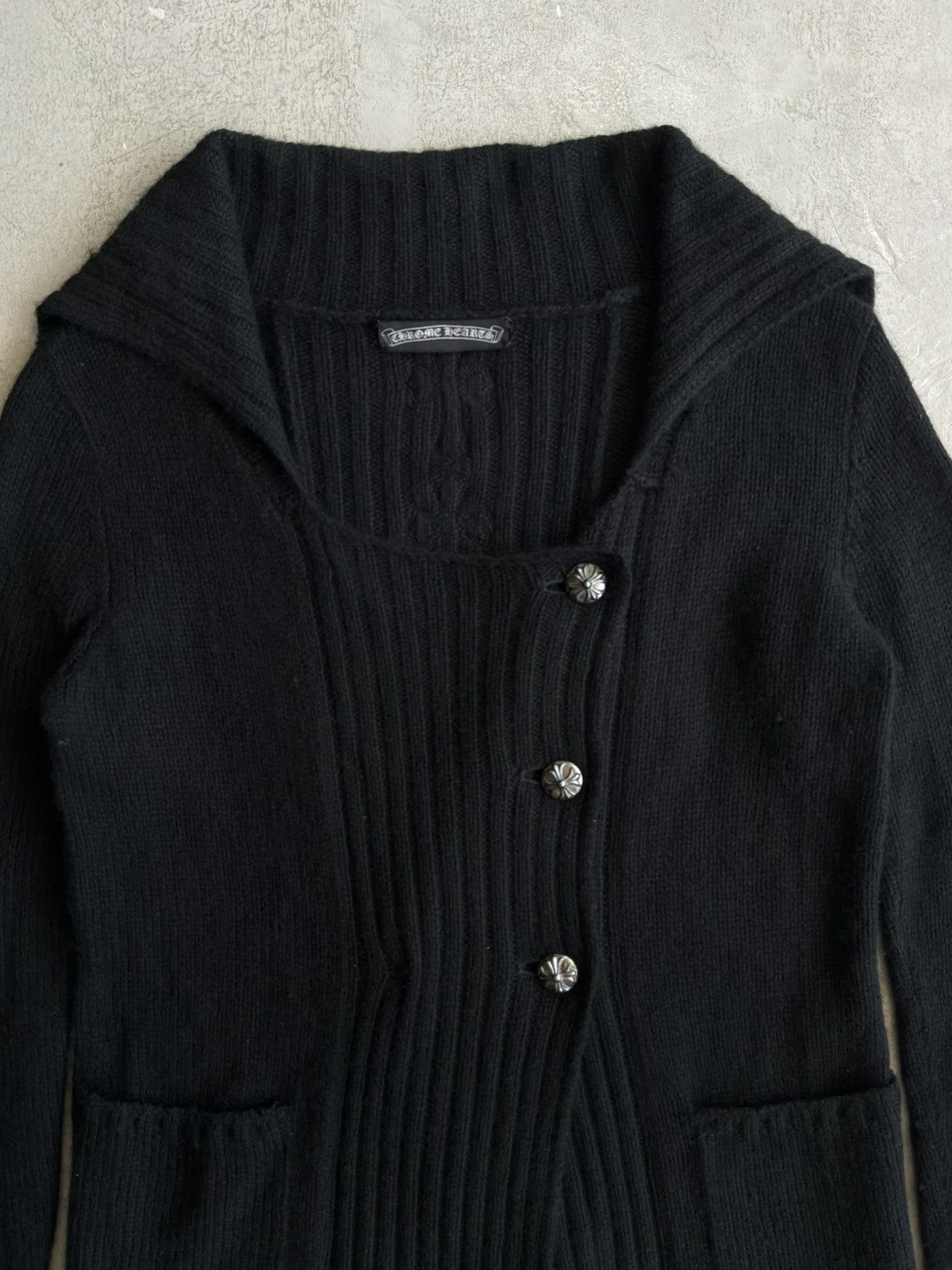 Chrome Hearts 1/1 VIP SPECIAL ORDER CROSS PATCHES CASHMERE CARDIGAN COAT Size US S / EU 44-46 / 1 - 9 Thumbnail