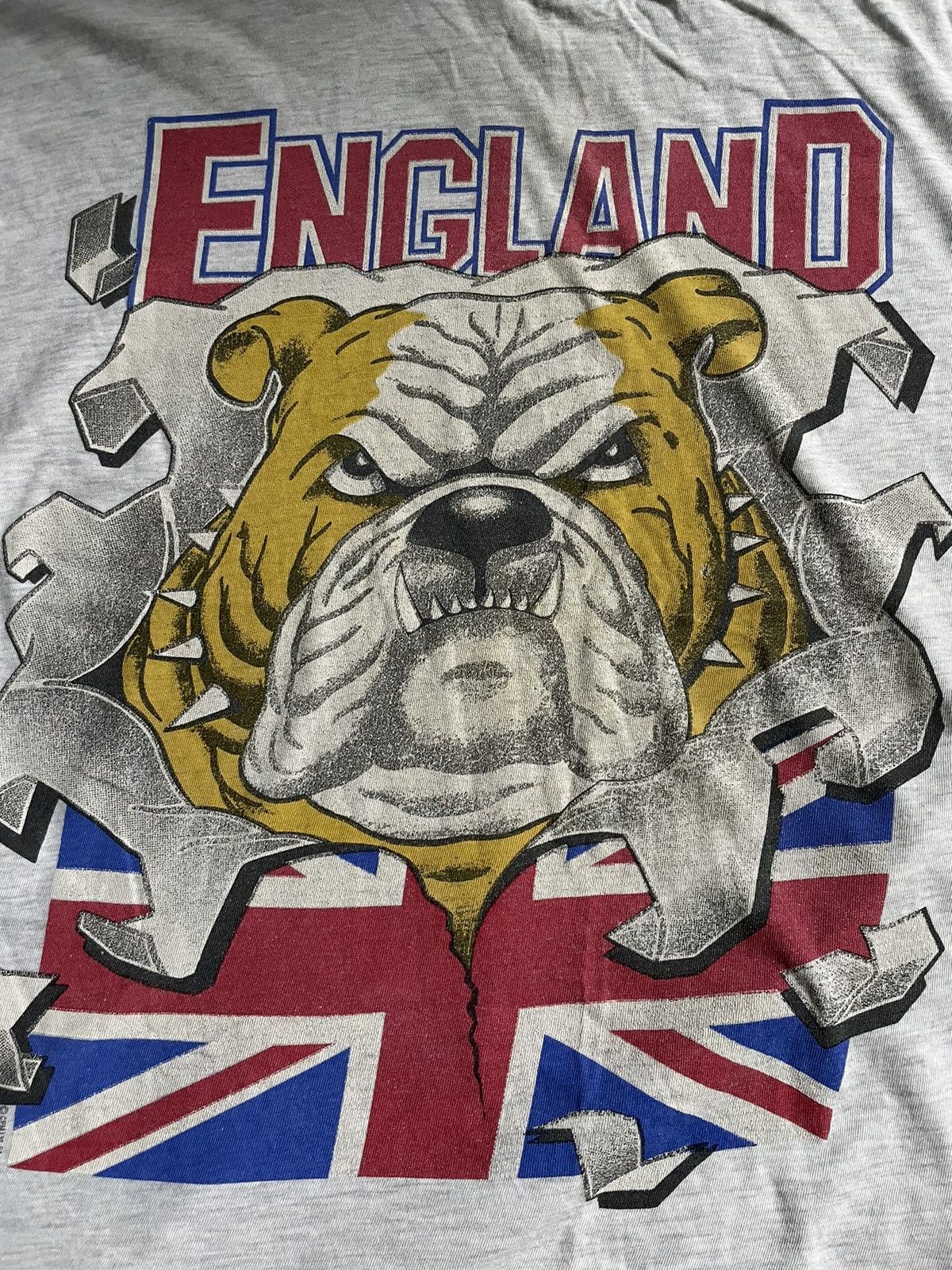 Vintage Vintage England Bull Dogs 1994@ CPM Ltd T-Shirt Hanes RARE Size US M / EU 48-50 / 2 - 6 Thumbnail