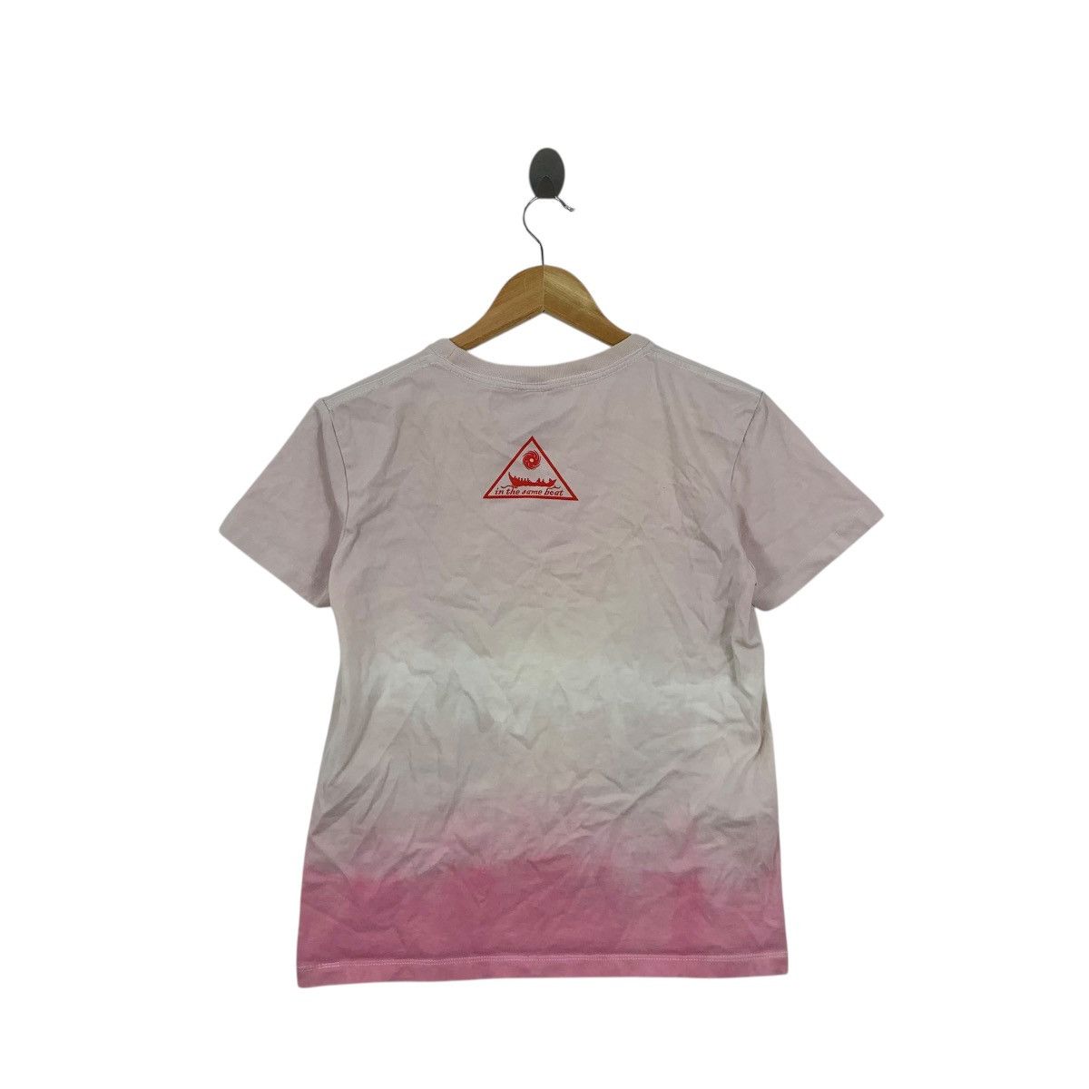 Vintage IN THE SAME BOAT Exhibition Refugee Awareness Tee Shirt Top Size M / US 6-8 / IT 42-44 - 4 Thumbnail