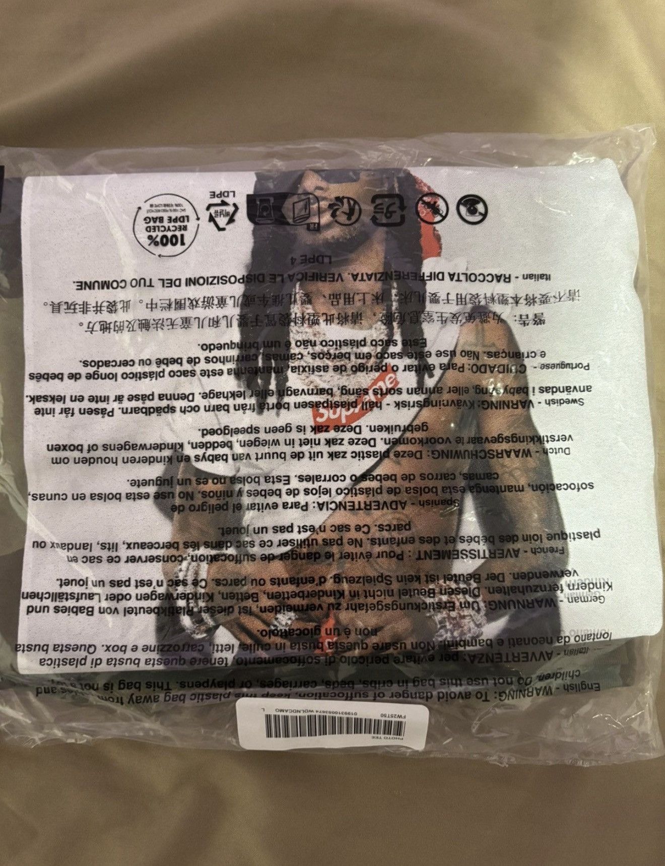 Playboi Carti Supreme x Playboi carti t shirt size large (camo) Size US L / EU 52-54 / 3 - 5 Thumbnail