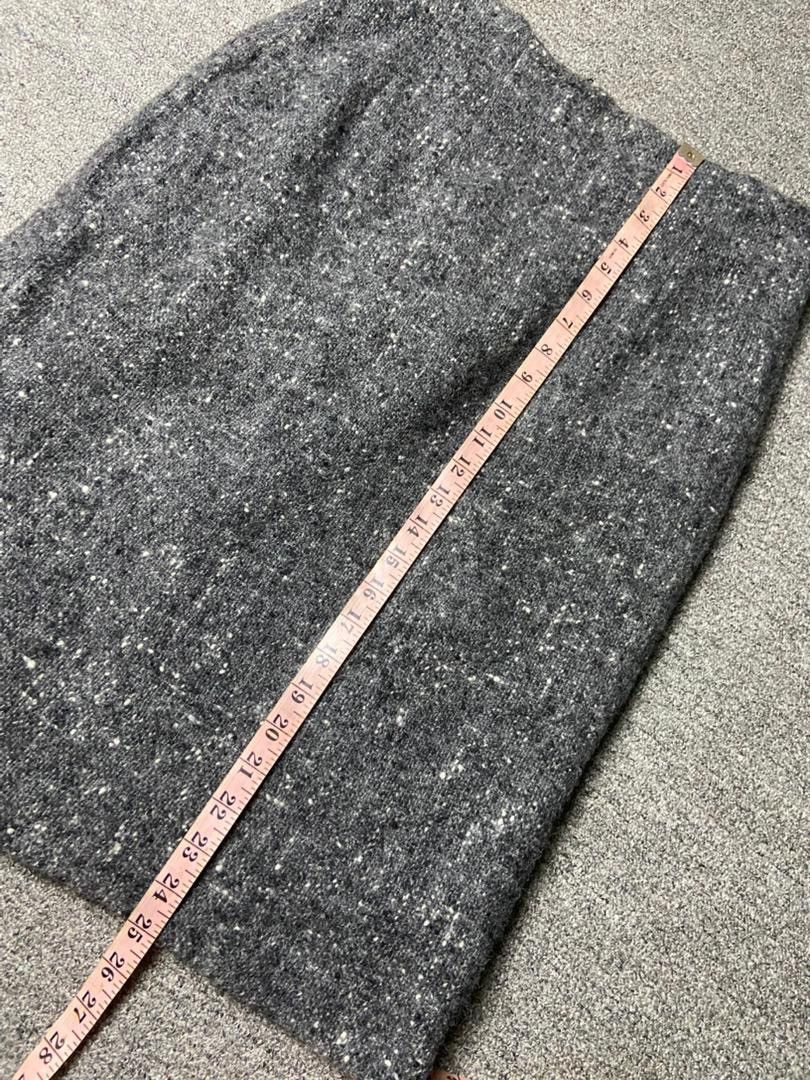 Celine Celine Paris Tweed Pencil Skirt (172) Size 31" - 6 Thumbnail