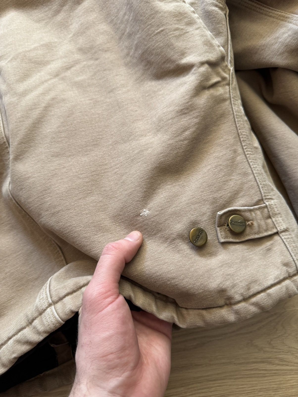 Carhartt Vintage 00’s Carhartt Arctic USA J22 SDL Tan Cropped Jacket Size US L / EU 52-54 / 3 - 7 Thumbnail