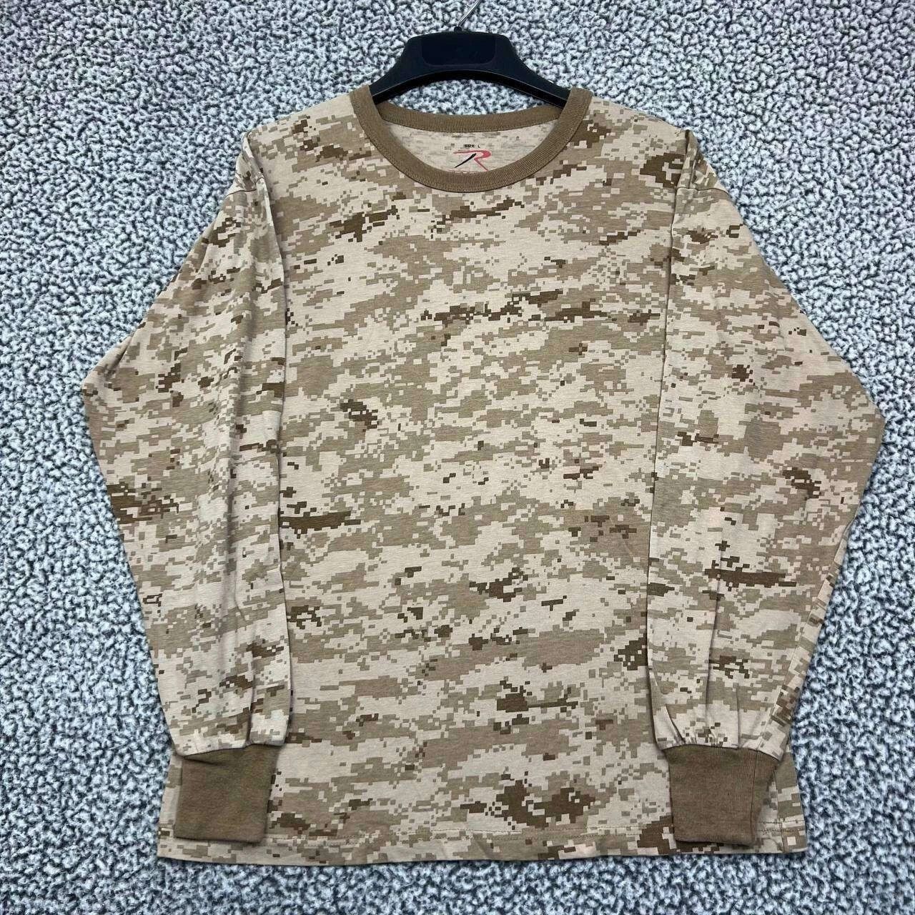 Rothco Rothco Shirt Men Desert Camo Military Pullover Crew Neck L Size US L / EU 52-54 / 3 - 1 Thumbnail