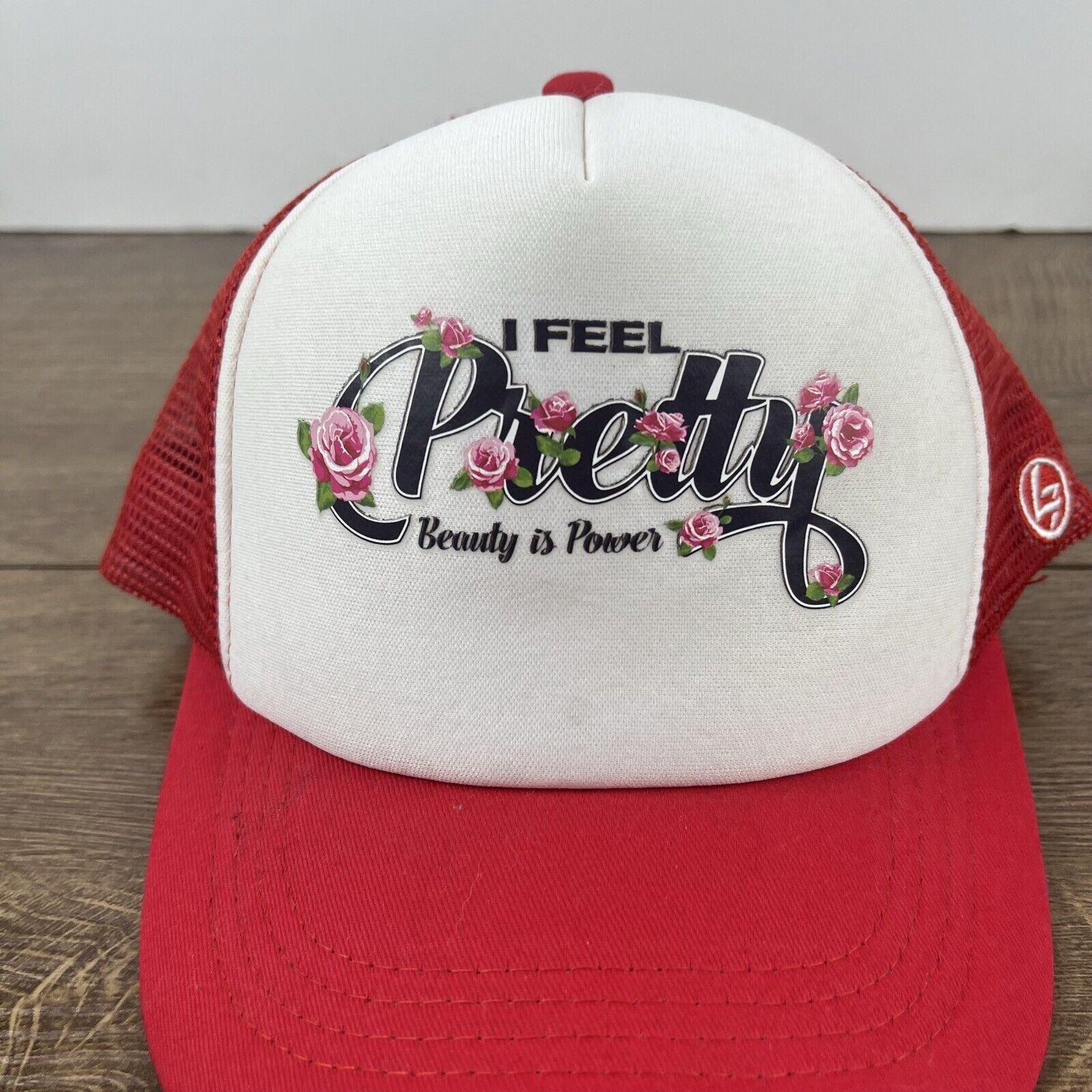 Other I Feel Pretty Hat Beauty is Power Snapback Hat White Adjusta Size ONE SIZE - 7 Thumbnail