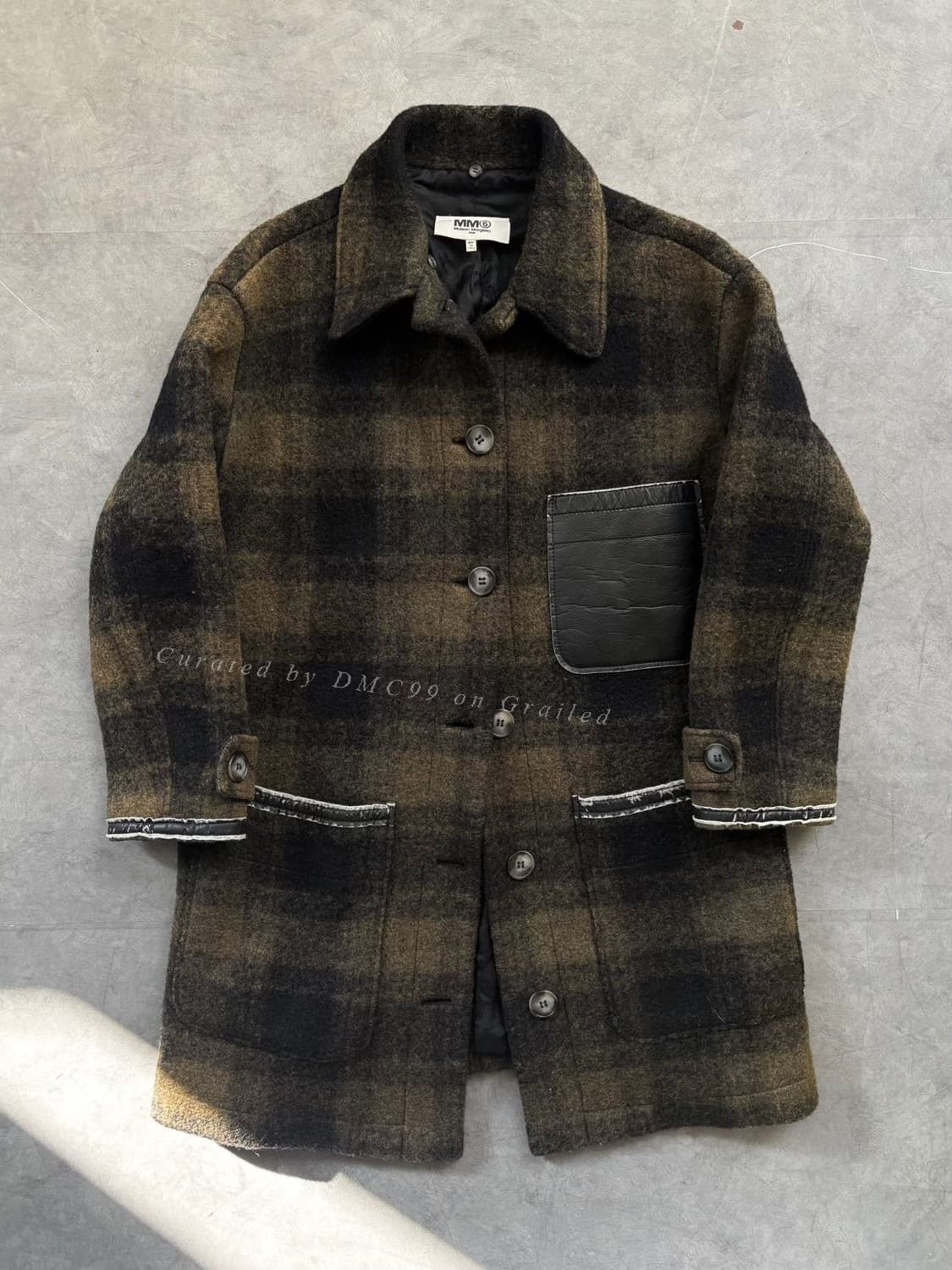 MM6 Maison Margiela MM6 Vintage Plaid Wool Coat Size US M / EU 48-50 / 2 - 1 Thumbnail