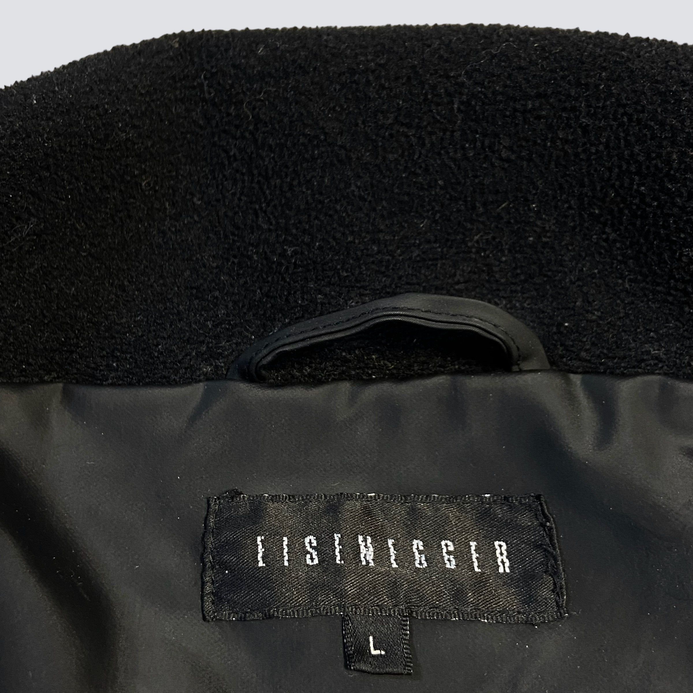 Other EISENEGGER MULTIPOCKET RUBBER SHIMMER RARE JACKET - № 2130 Size US L / EU 52-54 / 3 - 12 Thumbnail