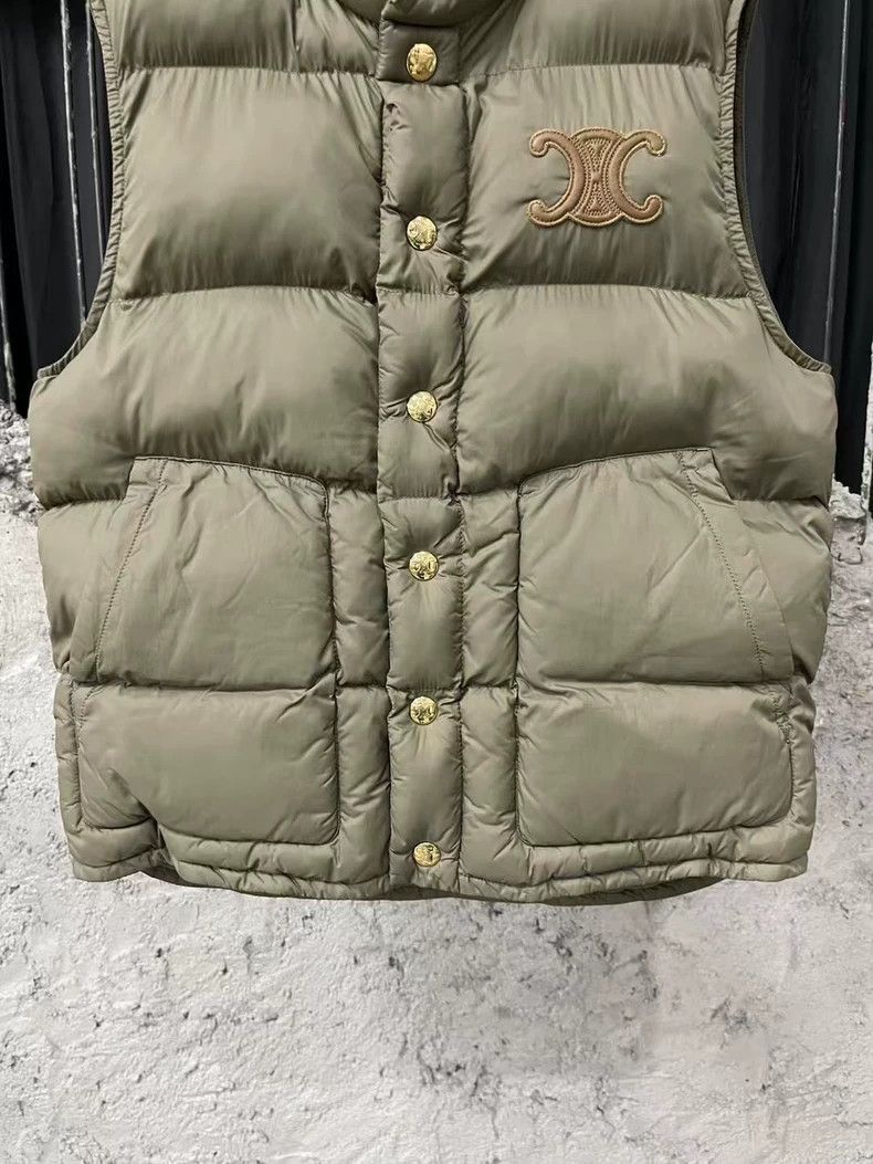 Celine Celine Padded Vest with Golden Buttons Size US S / EU 44-46 / 1 - 4 Thumbnail