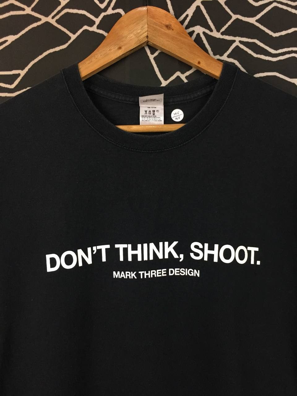 Japanese Brand United Athle X Mark Three Design Don't Think Shoot Tee Size US L / EU 52-54 / 3 - 3 Thumbnail
