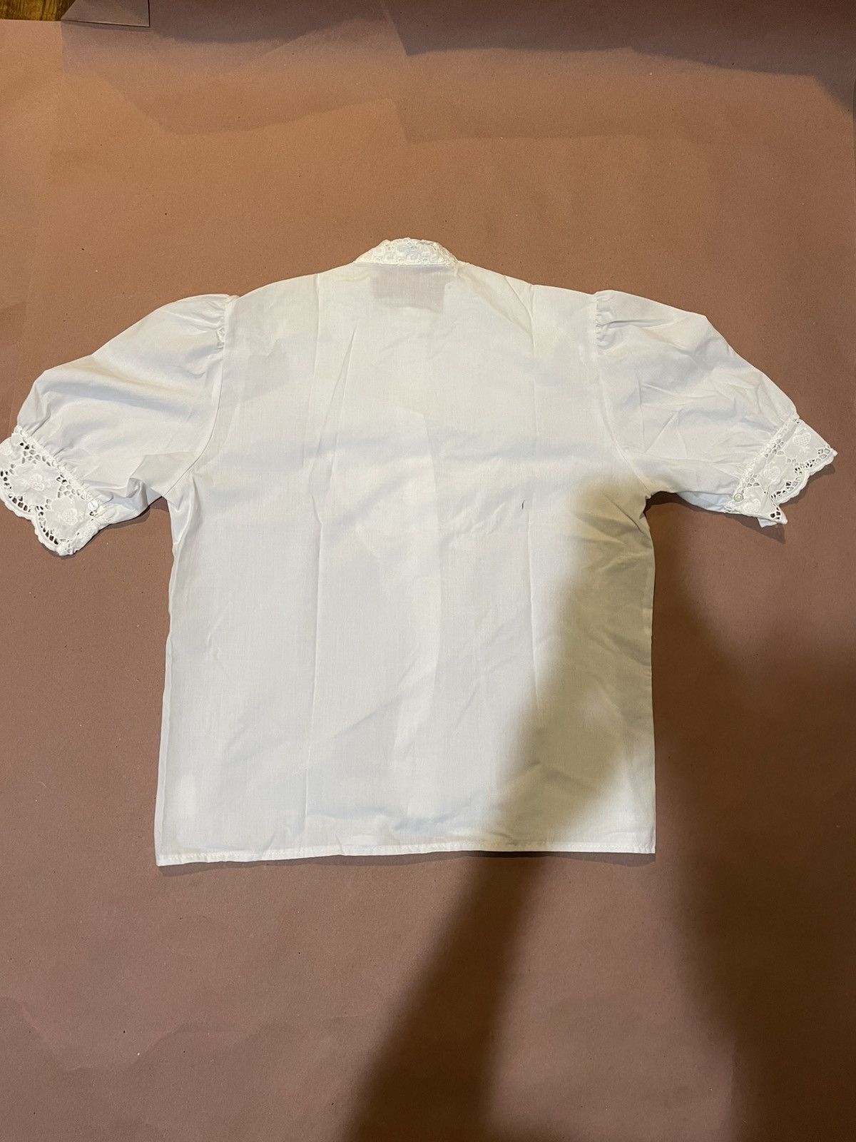 Other Vintage German Lace Blouse Size S / US 4 / IT 40 - 2 Thumbnail
