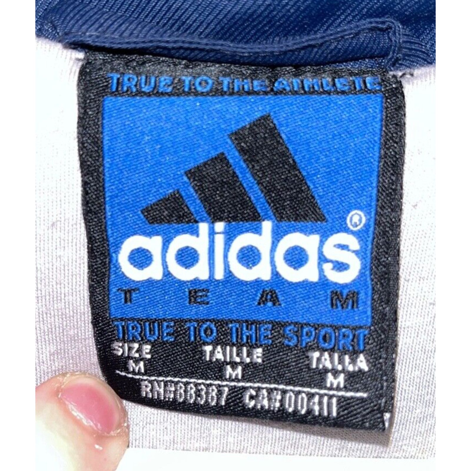 Adidas New England Patriots Adidas Hooded Full Zip Jacket Sz. M NFL Size US M / EU 48-50 / 2 - 12 Thumbnail