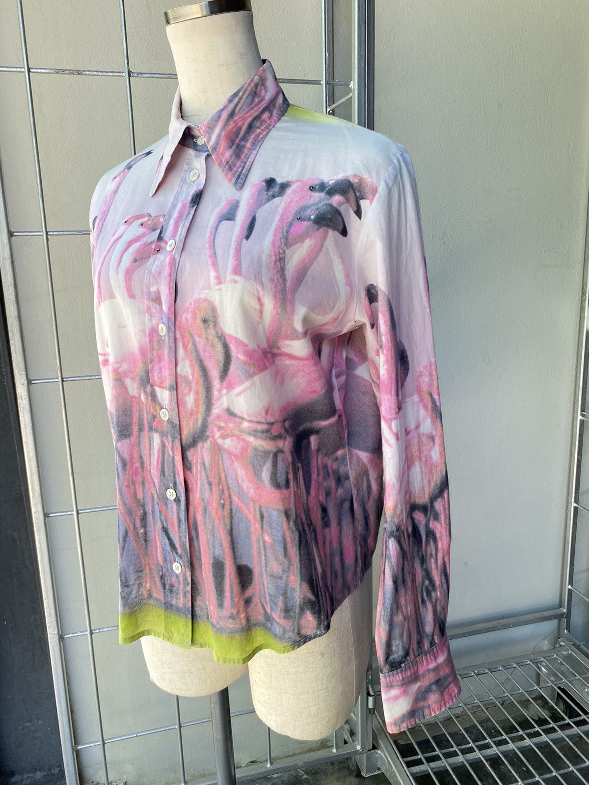 Paul Smith paul smith flamingo printed shirt Size ONE SIZE - 6 Thumbnail