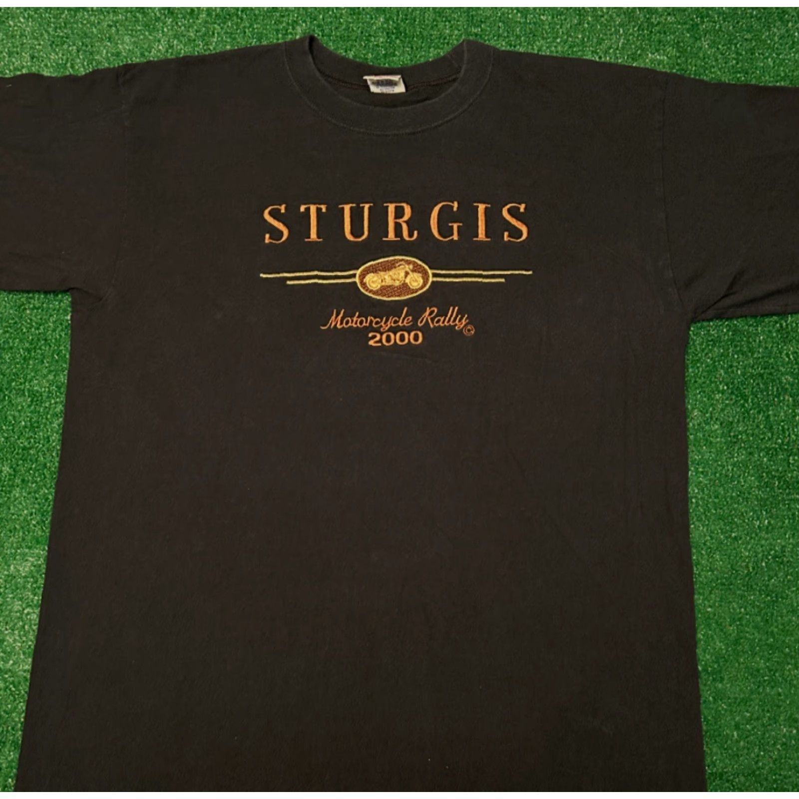 Vintage VINTAGE Sturgis Shirt Mens Large Black Embroidered Biker 90s Y2K Bike Week VTG Size US L / EU 52-54 / 3 - 3 Thumbnail