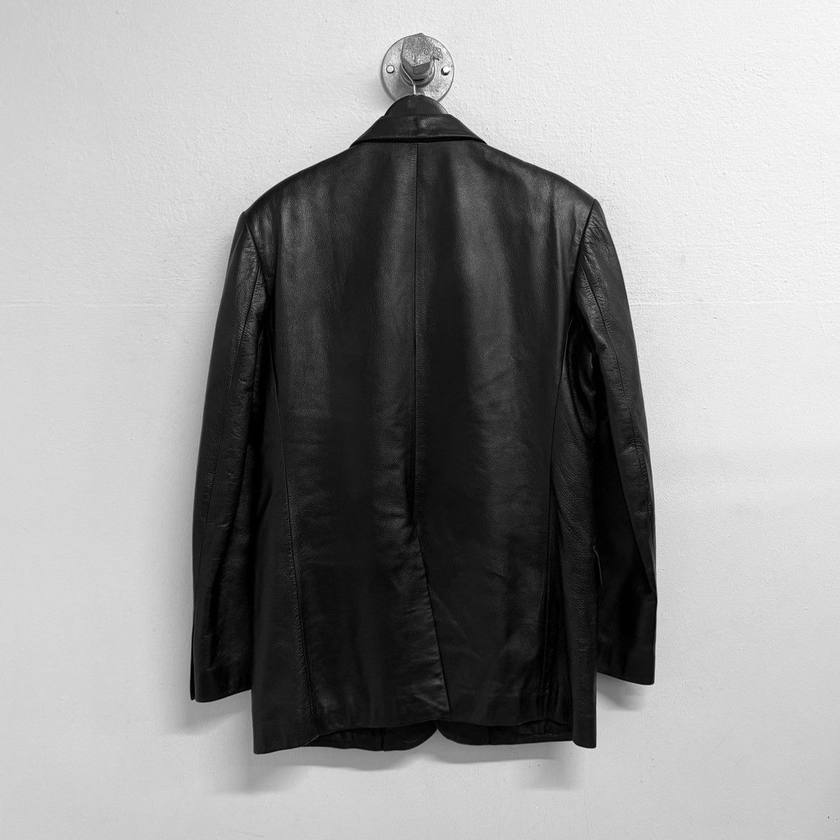 Yohji Yamamoto Yohji Yamamoto AAR Leather Blazer jacket Size US L / EU 52-54 / 3 - 2 Thumbnail