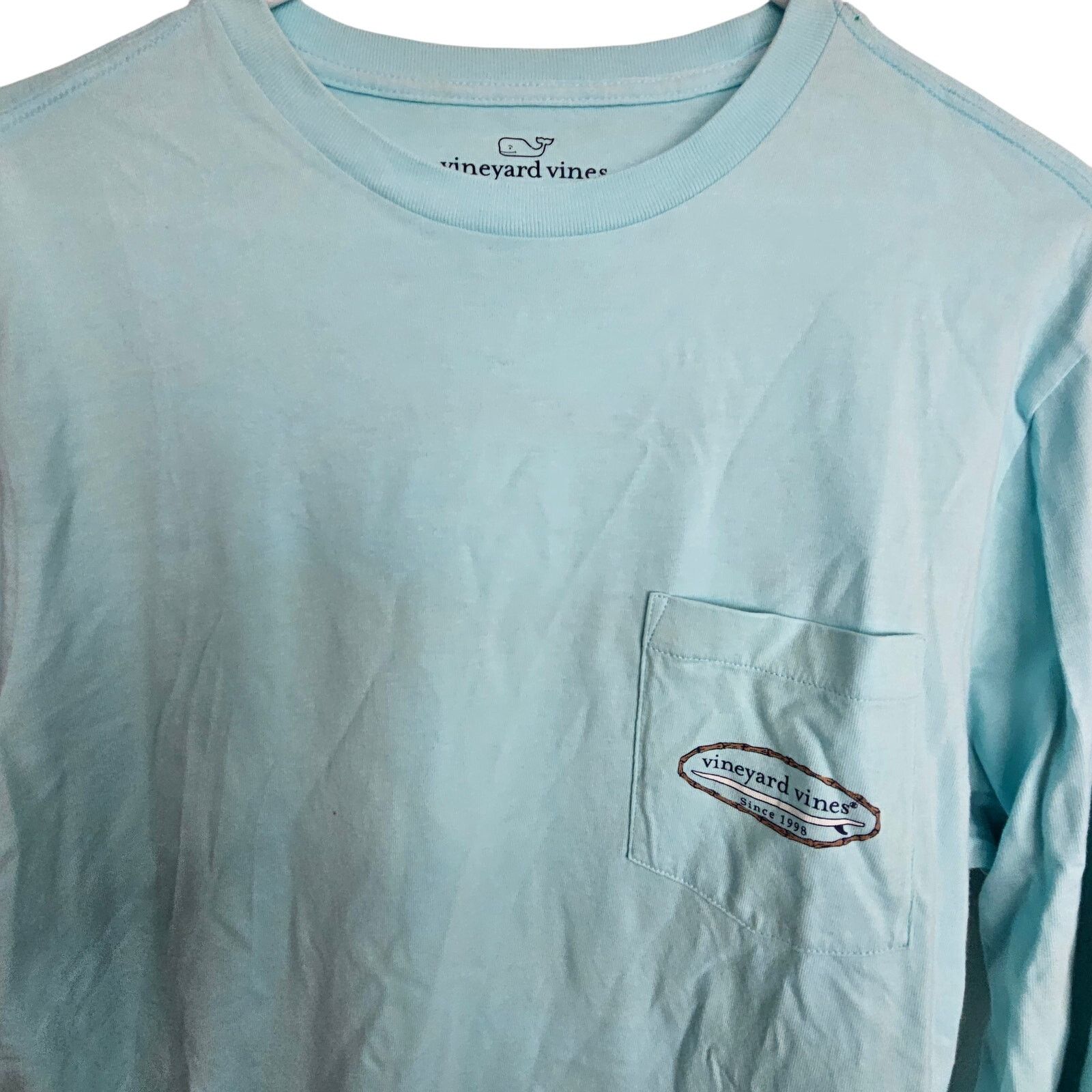 Vineyard Vines Vineyard Vines Mens Tropical Surf Pocket Tee S Beach Preppy Size US S / EU 44-46 / 1 - 2 Thumbnail
