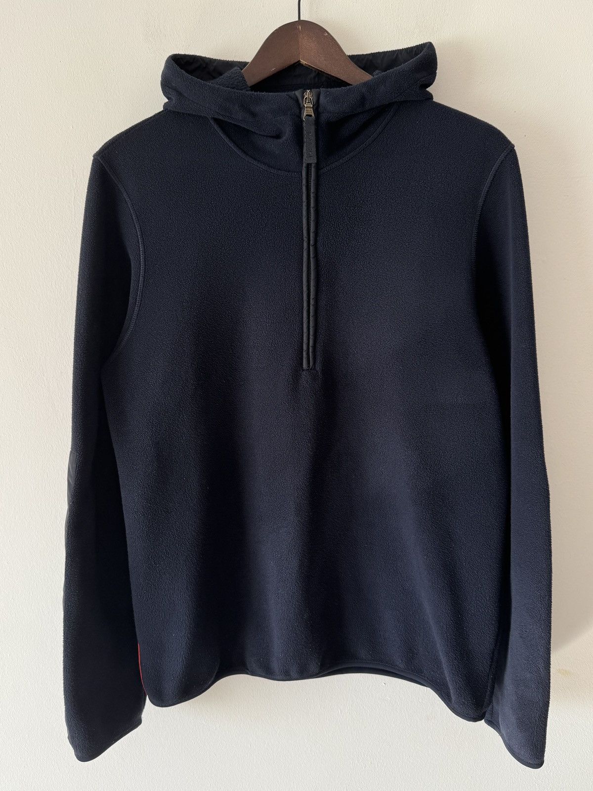 Prada 🔥🔥 Vintage Prada Red Tab Fleece Hoodie Size US S / EU 44-46 / 1 - 1 Thumbnail
