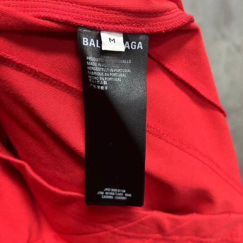 Balenciaga Balenciaga Red Short Sleeve Football Shirt-2506 Size US M / EU 48-50 / 2 - 7 Thumbnail