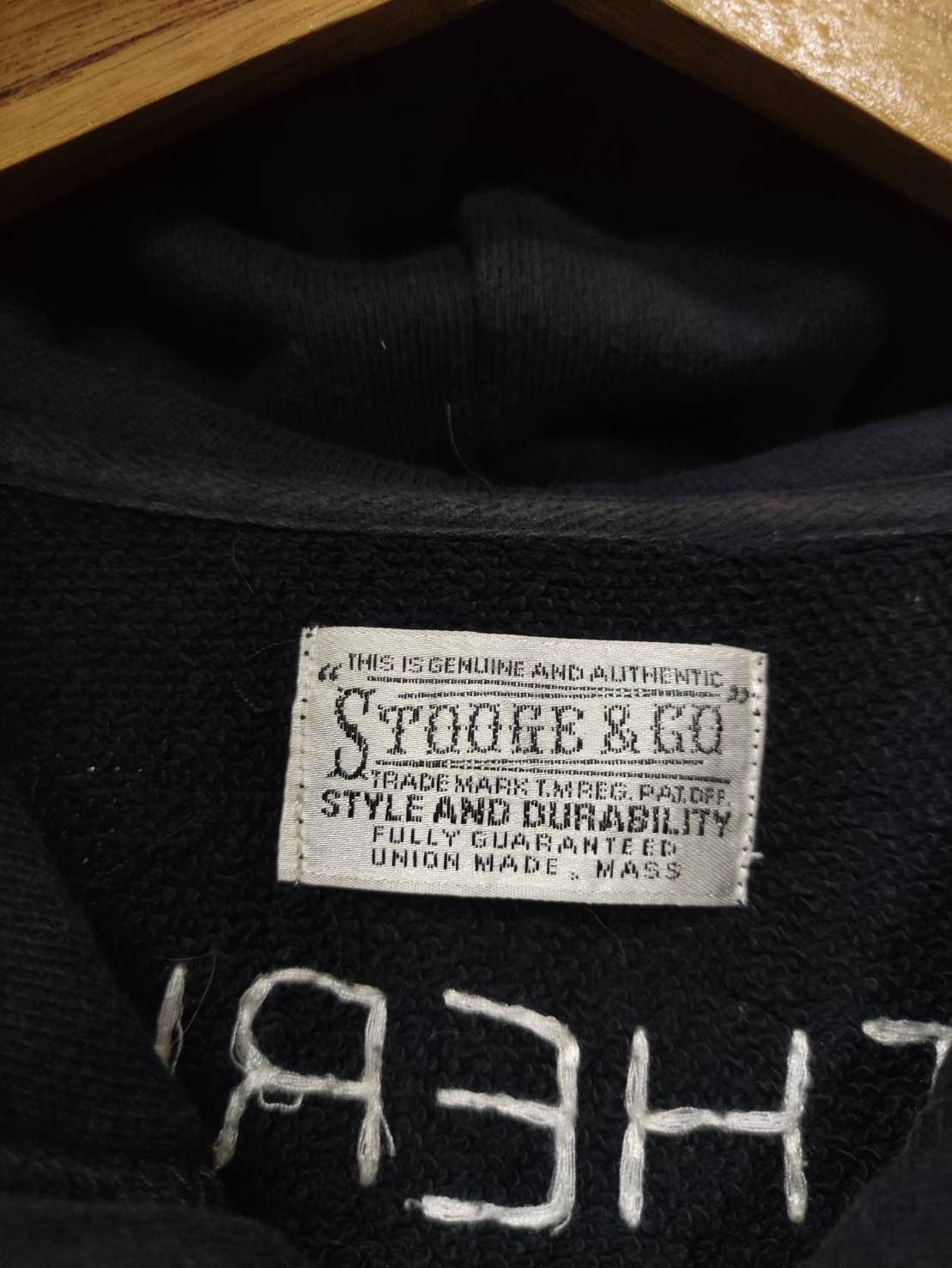 Japanese Brand Stooge & Co Virgin Mary Chain Stitch Embroidery Hoodies Size US M / EU 48-50 / 2 - 5 Thumbnail
