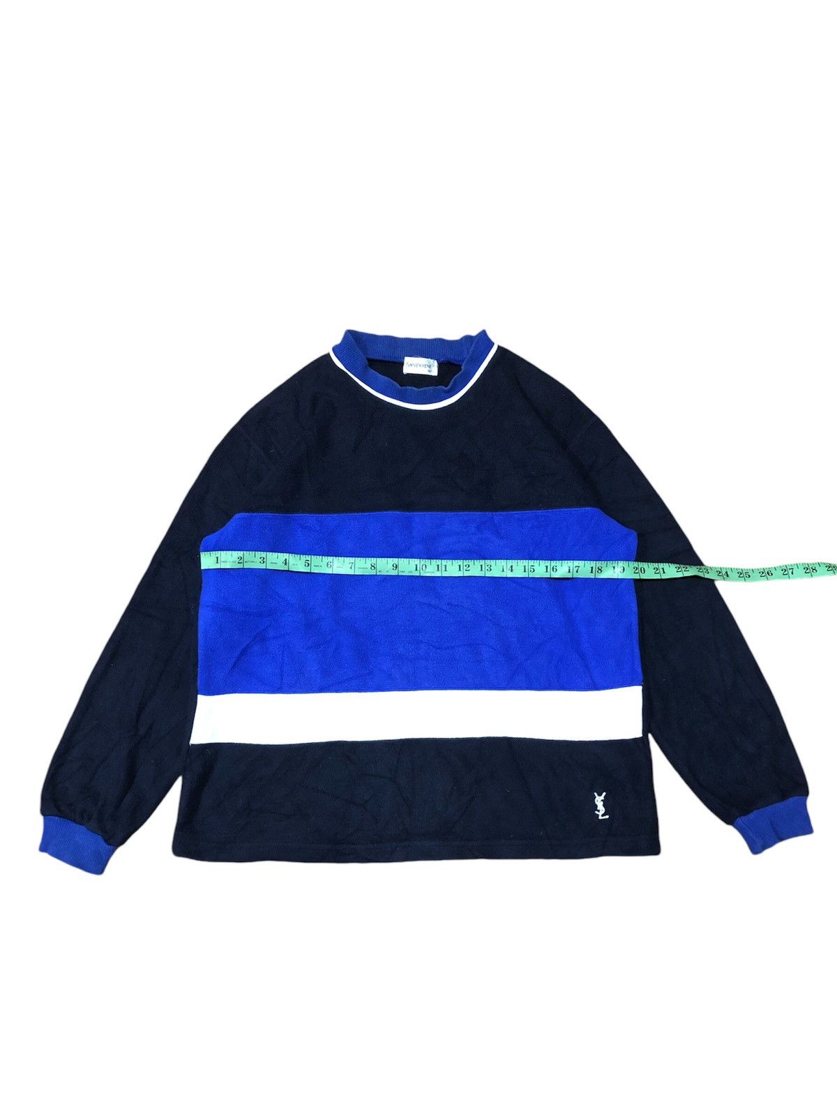 Japanese Brand × Vintage × Yves Saint Laurent Vintage YvesSaintLaurent Embroid Logo Sweatshirt Size US M / EU 48-50 / 2 - 6 Thumbnail
