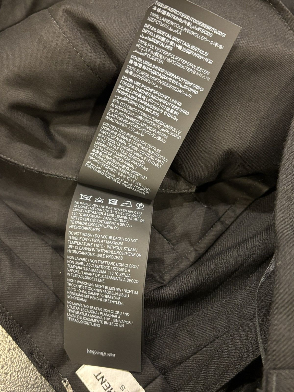 Yves Saint Laurent Saint Laurent Tuxedo Tail Pants Size US 38 / EU 54 - 5 Thumbnail