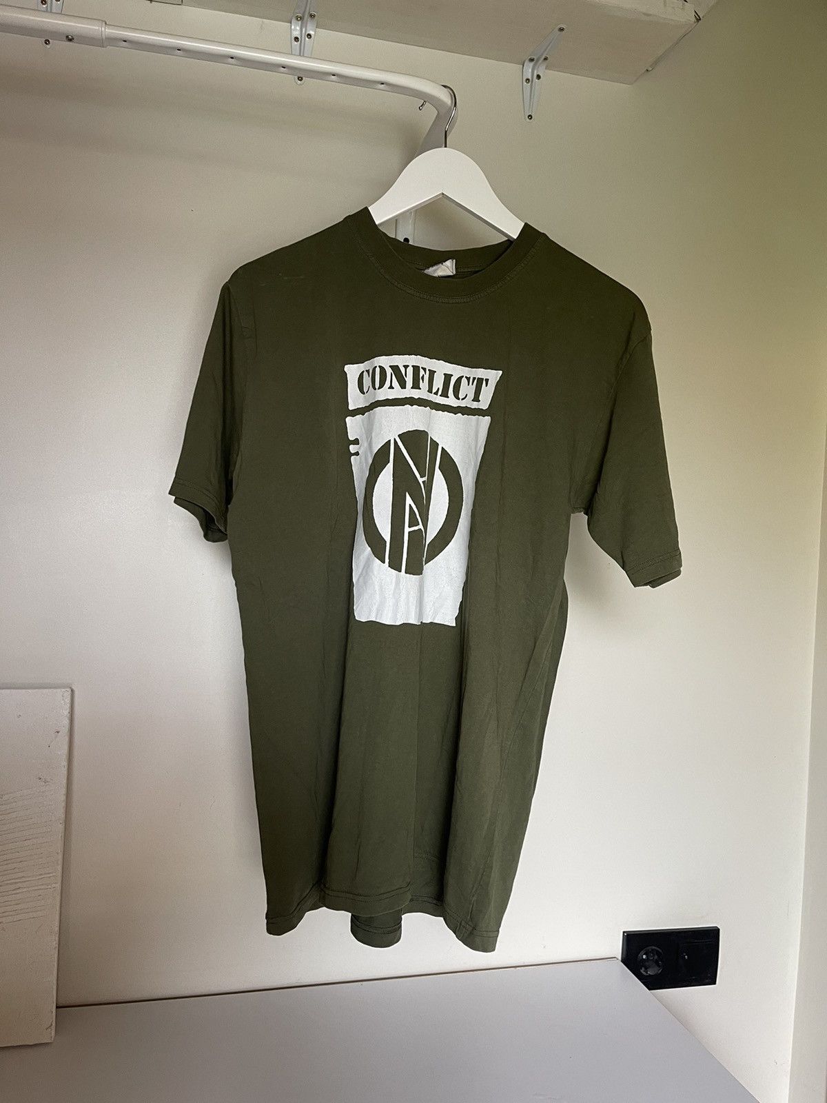 Band Tees × Vintage Vintage Conflict Band Punk T-shirt Size US M / EU 48-50 / 2 - 6 Thumbnail