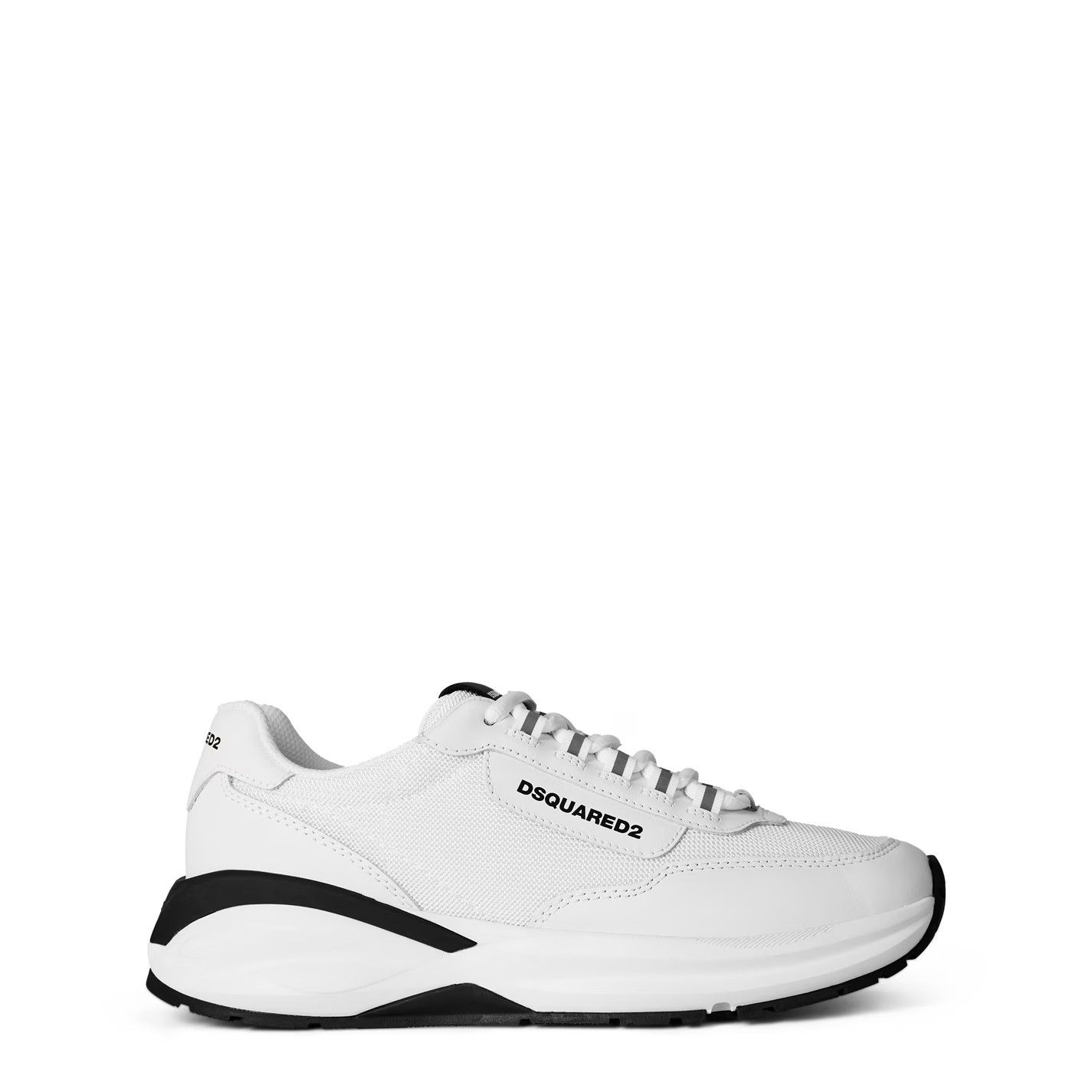 Dsquared2 o1g2r1mq0426 Leather Dash Sneakers in White Size US 10 / EU 43 - 1 Thumbnail