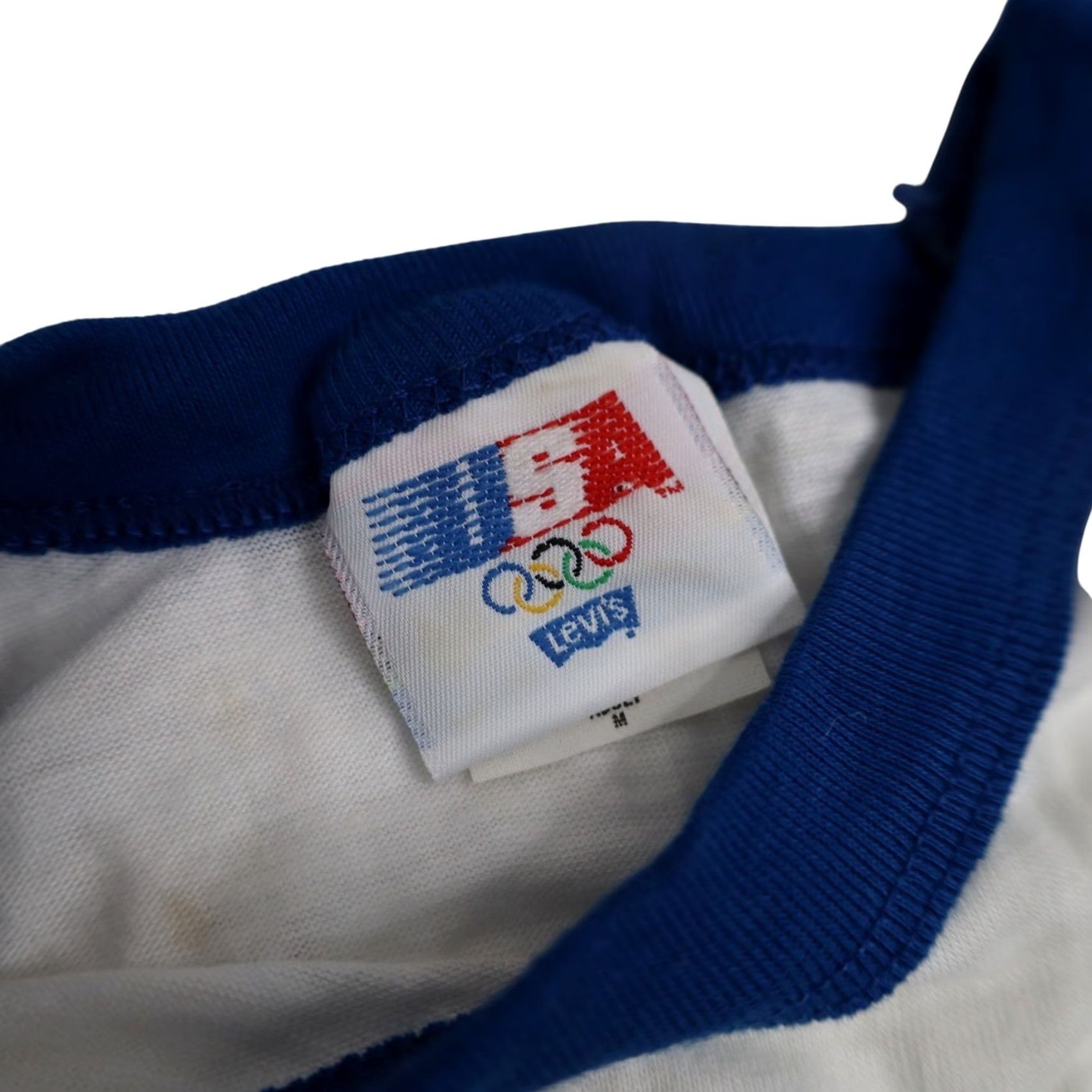 Vintage VINTAGE Levis San Francisco Marathon Volunteer Baseball Tee Shirt Mens Adult Medium White 1984 8/10 Size US M / EU 48-50 / 2 - 7 Thumbnail