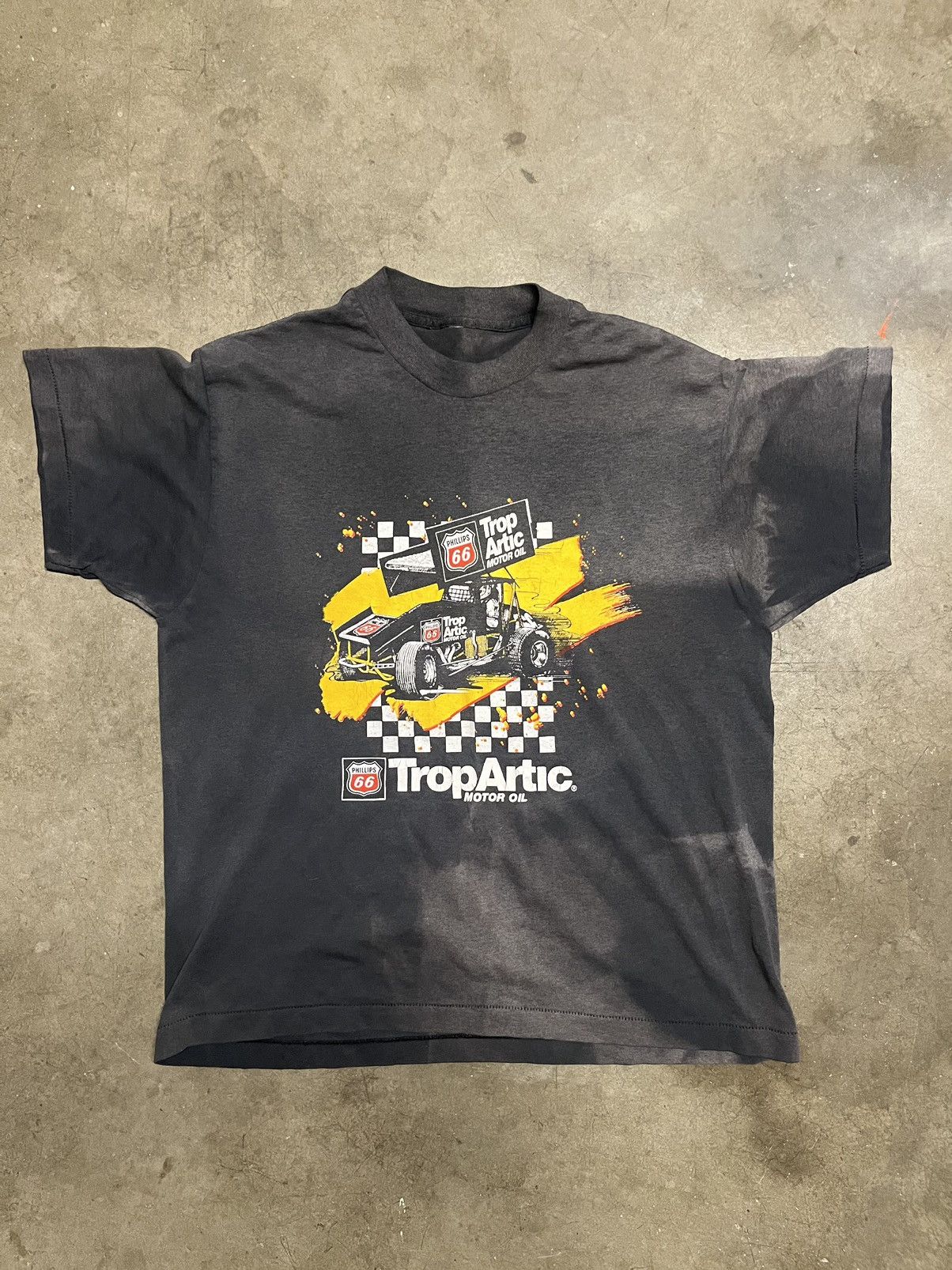 Harley Davidson × NASCAR × Vintage Vintage Phillips 66 motor oil trop artic racing shirt Size US L / EU 52-54 / 3 - 1 Thumbnail