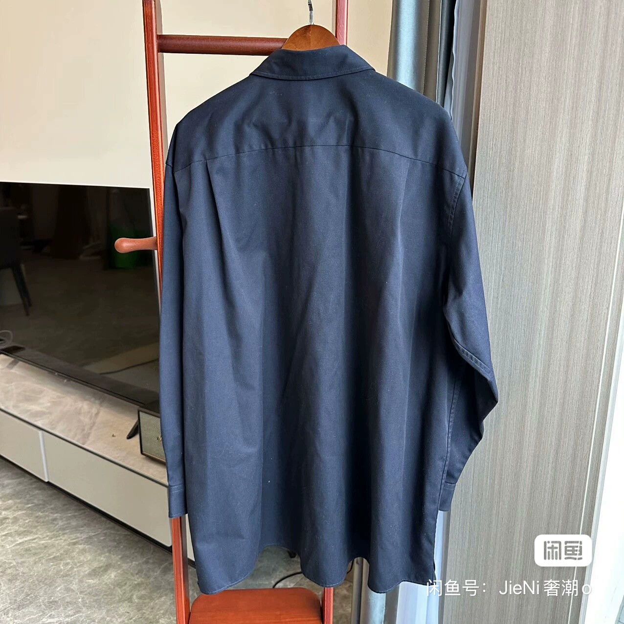 Acne Studios Acne Studios navy blue shirt jacket size 52 99new Size US L / EU 52-54 / 3 - 2 Thumbnail