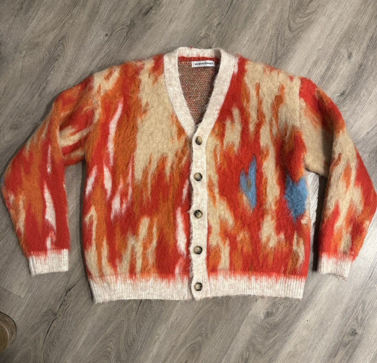No Maintenance Still shag cardigan | Grailed