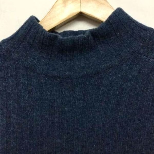 Issey Miyake ISSEY MIYAKE MEN Knit Wool Sweater Blue Size M Long Sleeve Pullover Casual Mens Size US M / EU 48-50 / 2 - 3 Thumbnail