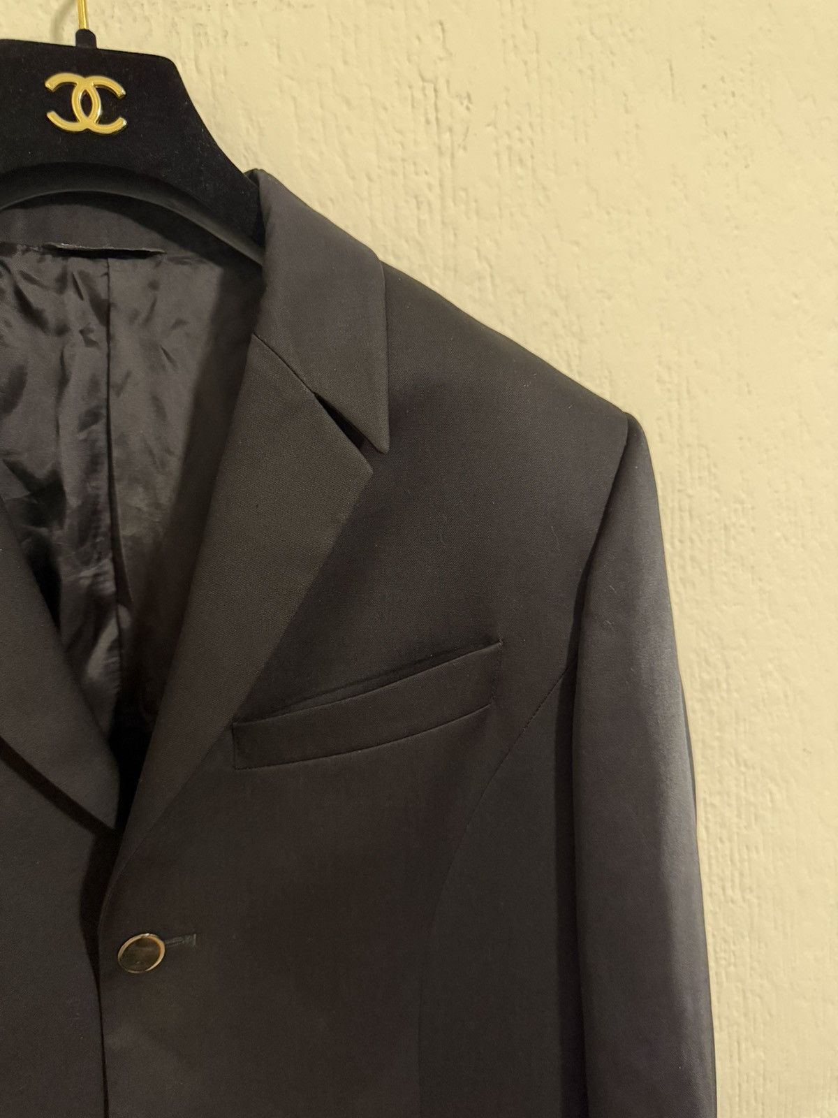 Thierry Mugler Thierry Mugler black wool blazer size 50R Size 50R - 6 Thumbnail
