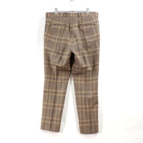 Auralee AURALEE 19AW WOOL SERGE CHECK NARROW SLACKS Beige 5 Size US 34 / EU 50 - 2 Thumbnail