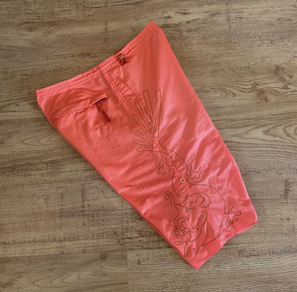 Maharishi Maharishi Dragon Orange Shorts x Japanese Brand x Vintage Size US 32 / EU 48 - 3 Thumbnail