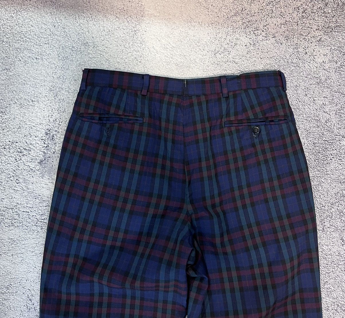 Burberry Burberrys Men’s Pants Trousers Striped Vintage 100% Wool Size US 33 - 5 Thumbnail