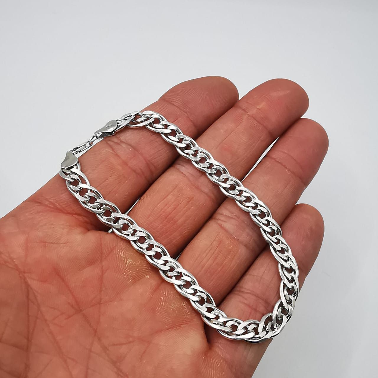 Sterling Silver Vintage Bracelet Jewelry,925 Sterling Silver 12,22g Size ONE SIZE - 6 Thumbnail