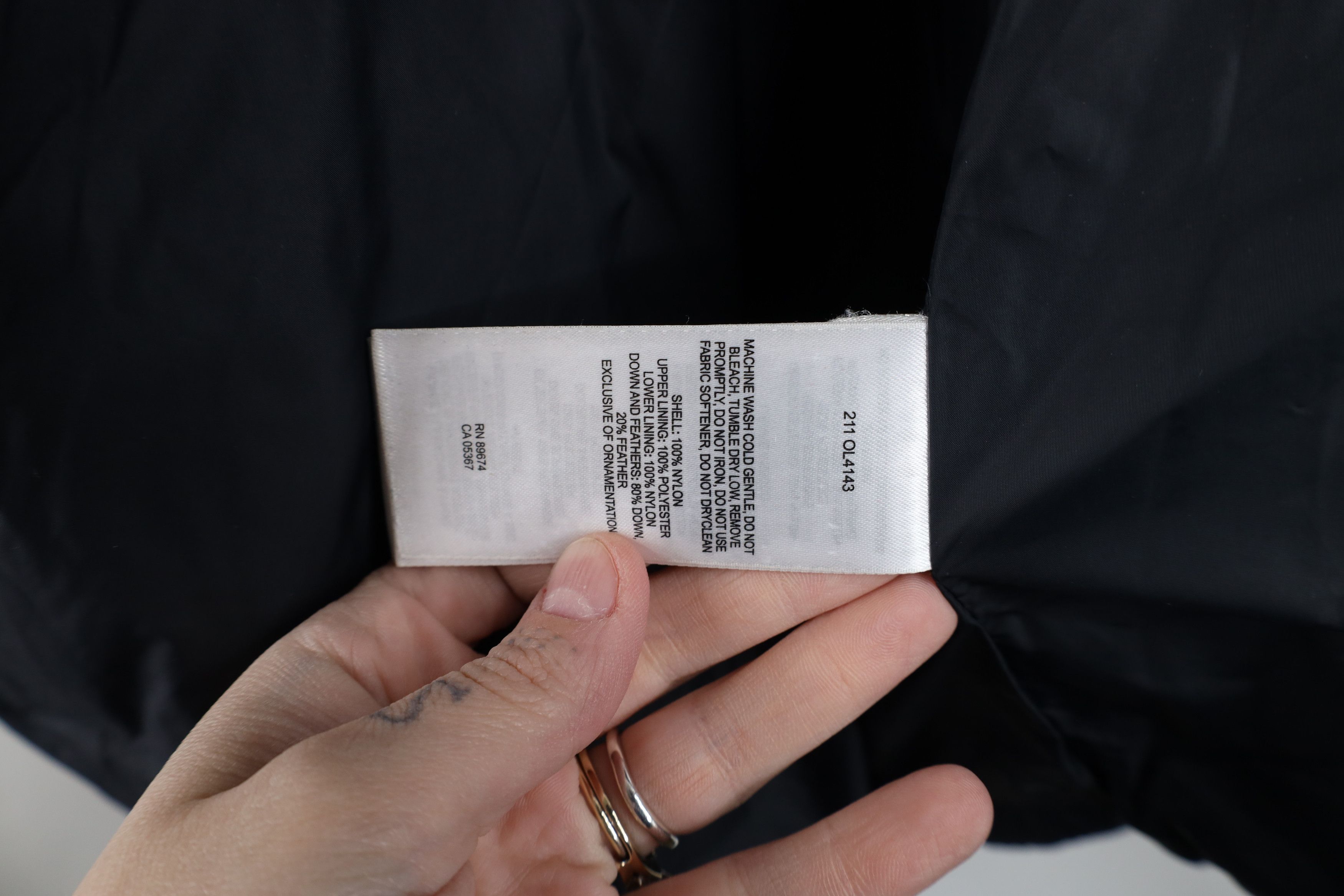 Mountain Hardwear × Vintage Mountain Hardwear Duck Down Insulated Puffer Jacket Black Size XS / US 0-2 / IT 36-38 - 11 Thumbnail