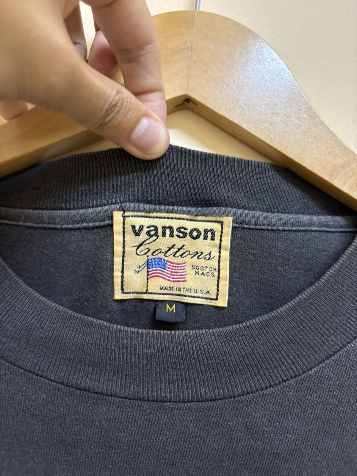 Vanson Leathers Vintage Vanson Leathers Spell Out Star Logo Sleeve Print Size US M / EU 48-50 / 2 - 12 Thumbnail