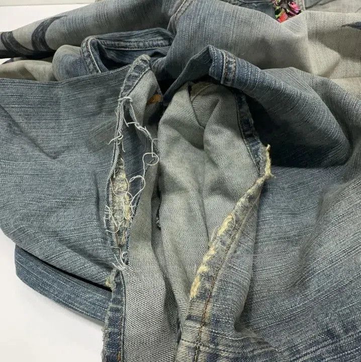 Balenciaga Balenciaga FW24 Logo Long Denim Pants. Size US 33 - 7 Thumbnail