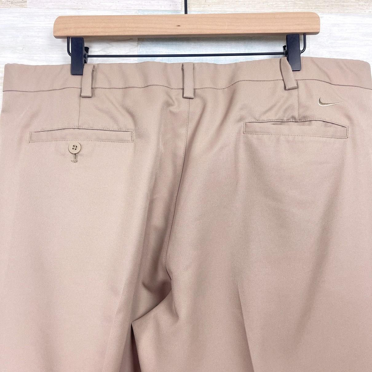 Nike NIKE GOLF Pleated Dri Fit Dress Pants Beige Twill Mens 40x30 Size US 40 / EU 56 - 6 Thumbnail