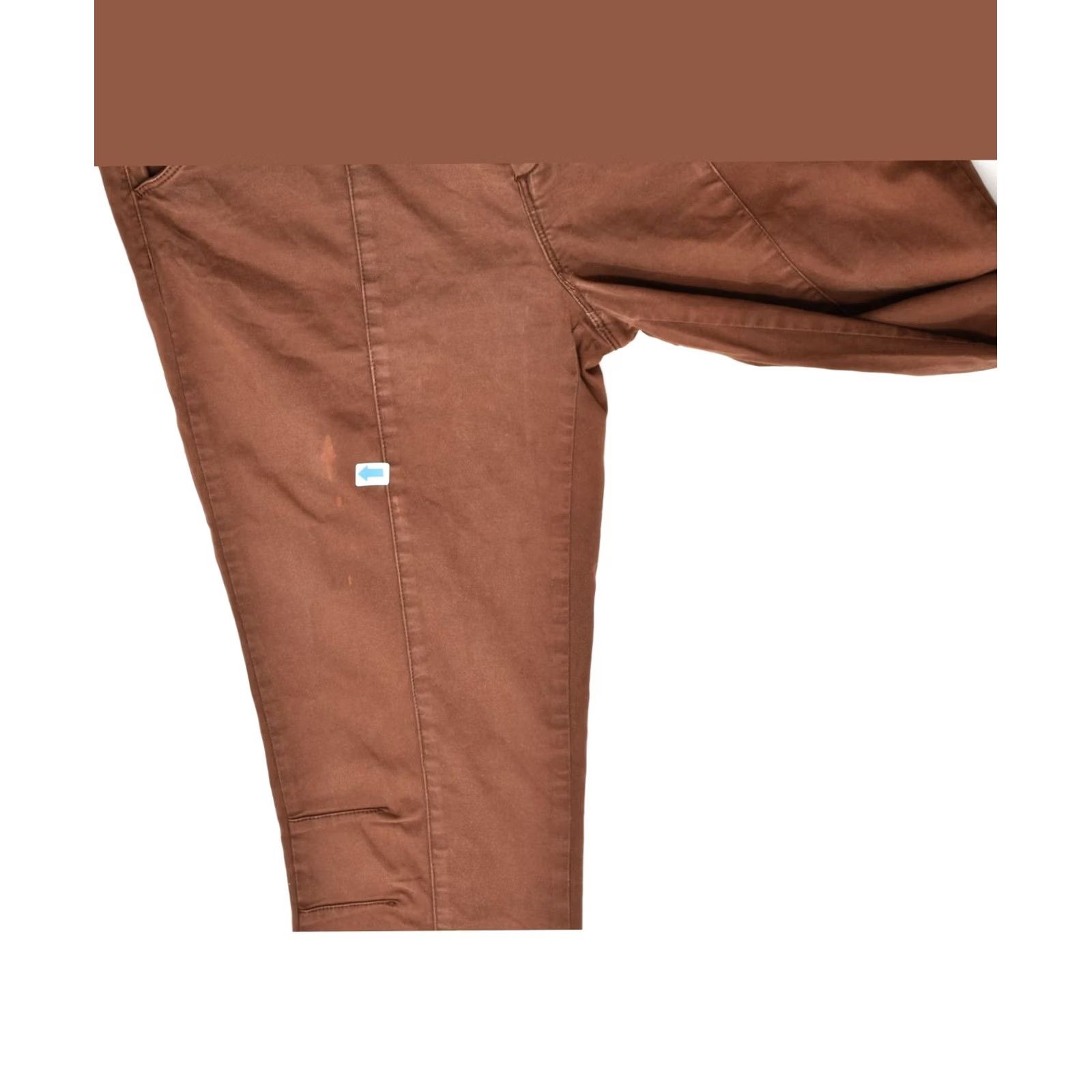 Massimo Dutti MASSIMO DUTTI Womens Skinny Casual Trousers US 6 Medium W30 L29 Brown Size 32" / US 10 / IT 46 - 3 Thumbnail