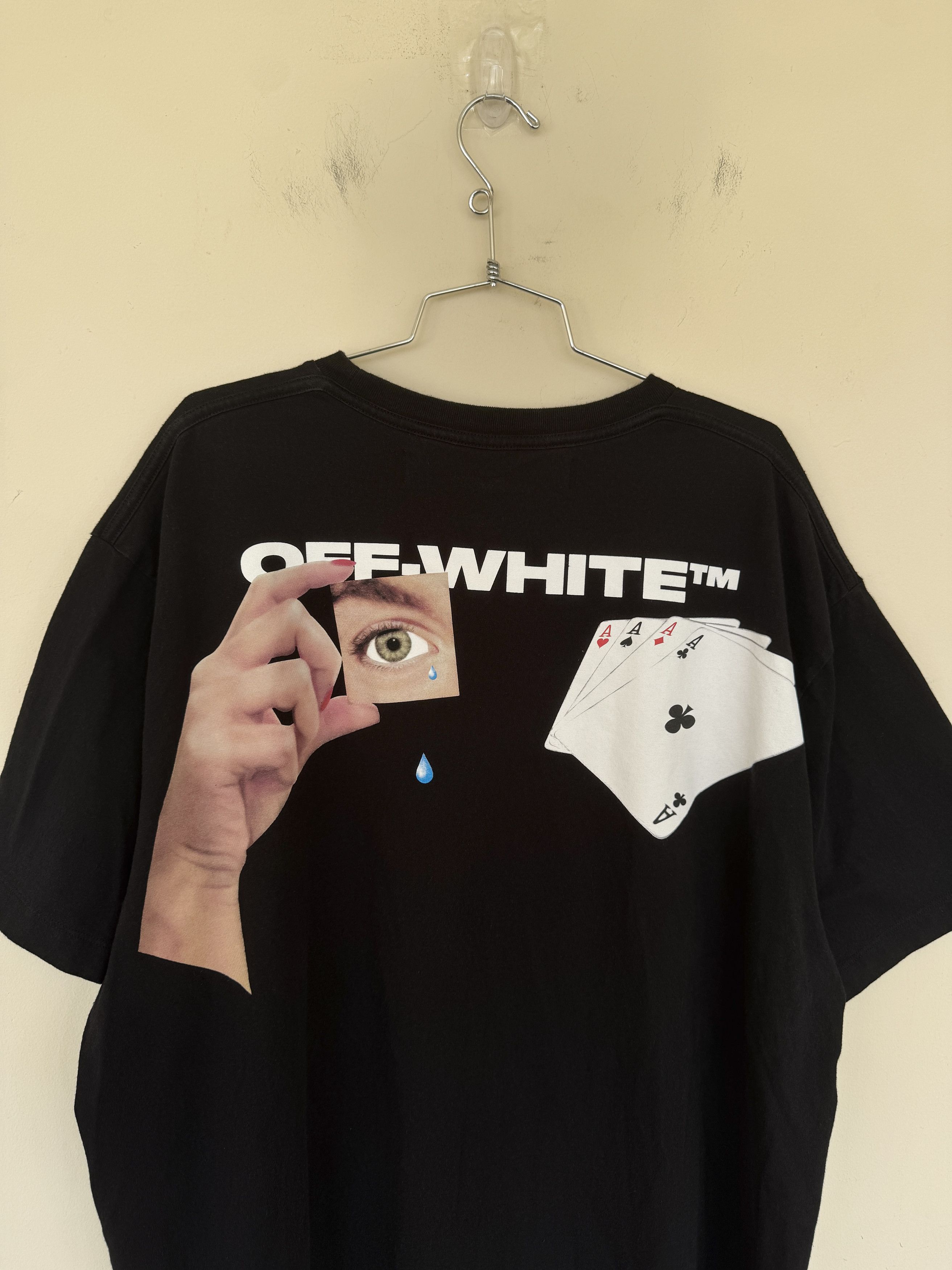Off-White Off White Poker Tee Size US L / EU 52-54 / 3 - 12 Thumbnail