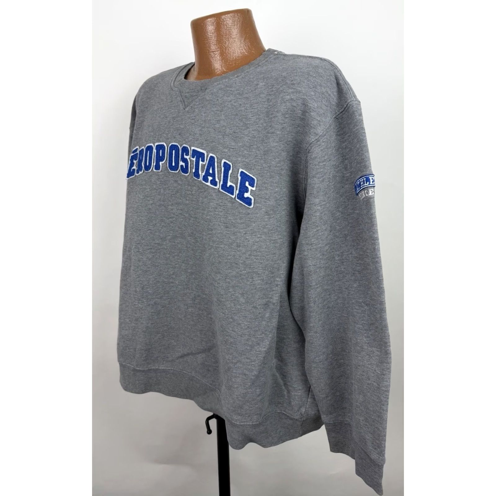 Aeropostale VINTAGE Aeropostale Sweatshirt Mens XL Gray Logo 90s Y2K Sp e llout Skater Pullover Crew Neck Size US XL / EU 56 / 4 - 6 Thumbnail