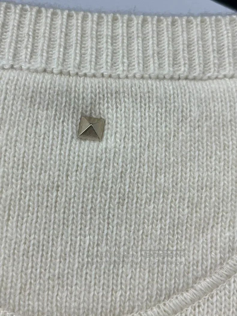 Valentino Valentino White cashmere wool sweater Size XXS / US 00 / IT 34 - 4 Thumbnail