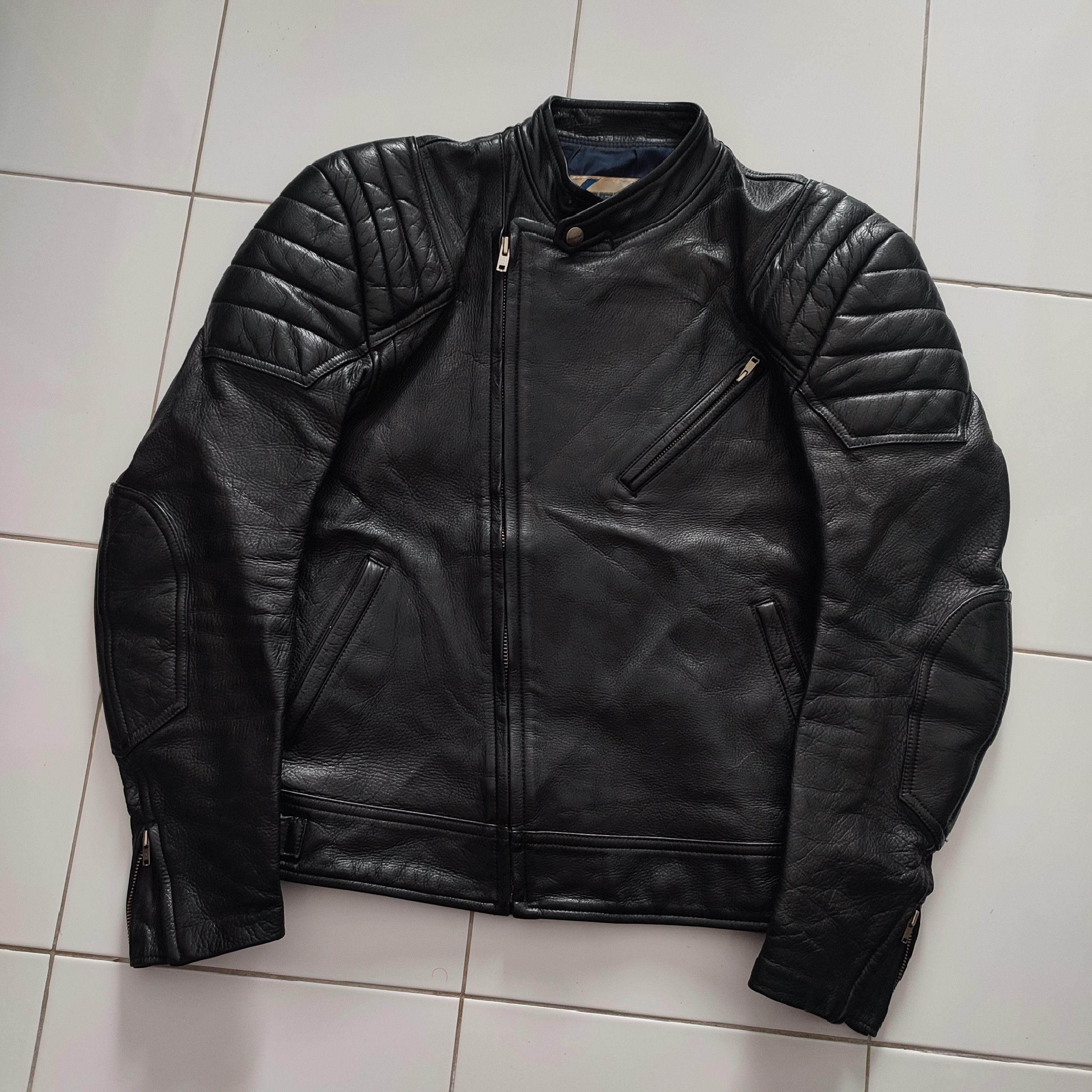 Japanese Brand 🔥STEALS🔥Rare Retro Kushitani leather Padded Jacket Size US S / EU 44-46 / 1 - 8 Thumbnail