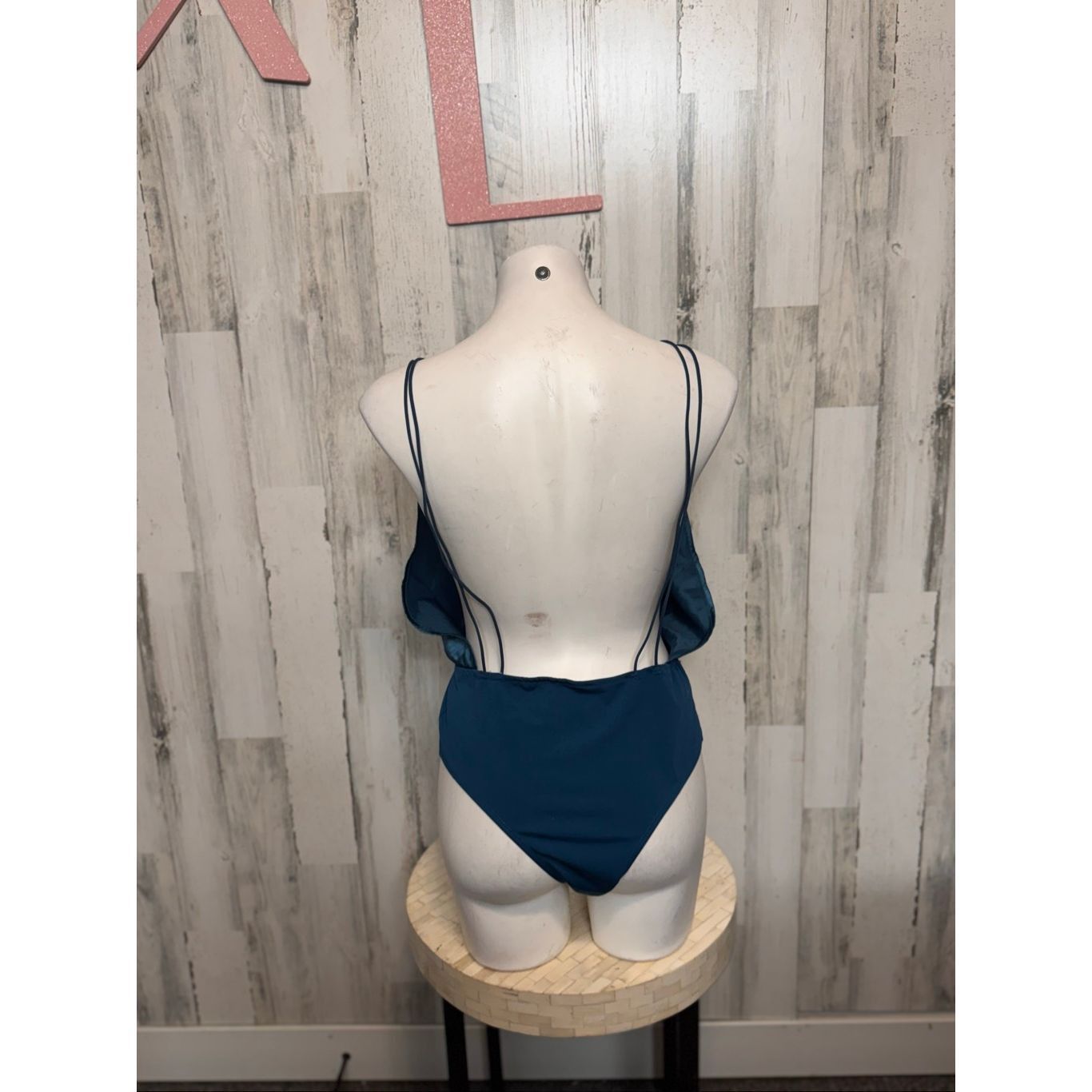 Other Curve teal satin bodysuit (size 0XL) Size XL / US 12-14 / IT 48-50 - 4 Thumbnail