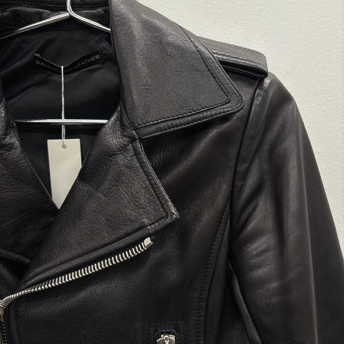 Balenciaga FW12 Balenciaga By Nicholas Ghesquiere Leather Moto Jacket Size XS / US 0-2 / IT 36-38 - 7 Thumbnail