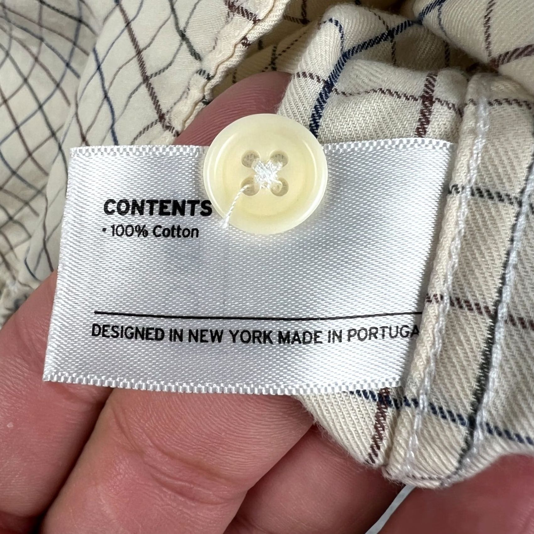 CO Best Made Co Button-Up Shirt Flannel Long Sleeve Mens Medium Beige Plaid Cotton Shirt Casual Outdoor Vintage? Size US M / EU 48-50 / 2 - 4 Thumbnail